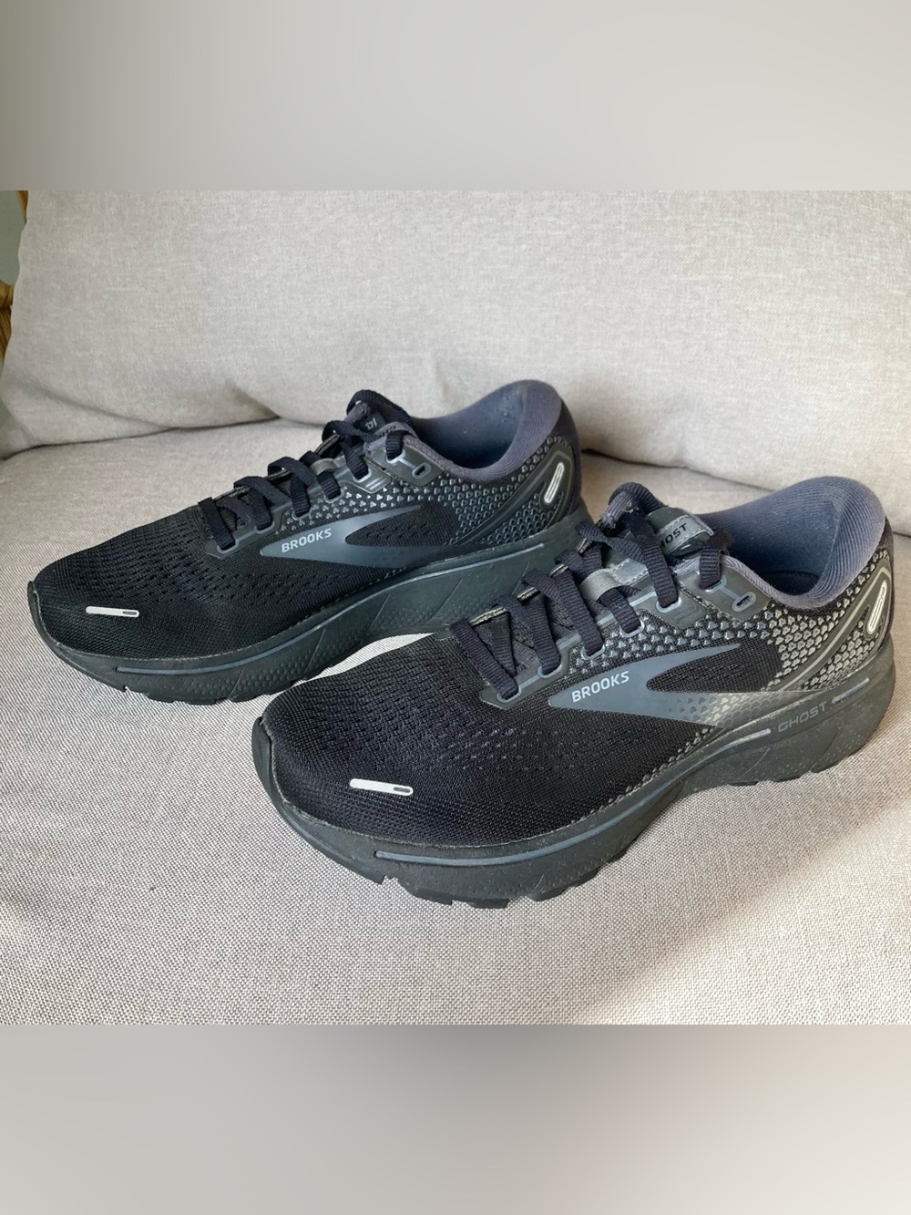 🔥 Brooks Ghost 14 Women’s Size 8 Black Athletic Running Walking Shoes - Picture 8 of 8